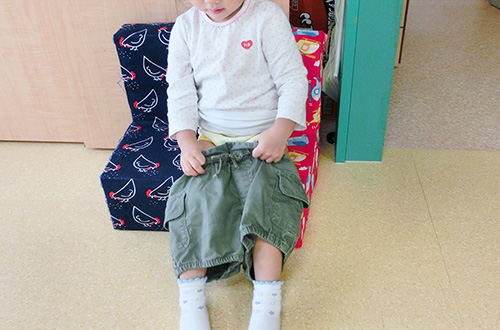 シャワー完備のトイレ